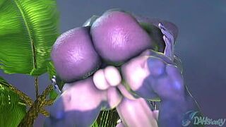 Желтая акула хлопает сангхейли по щекам - порно видео