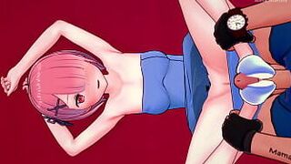 Рам дрочит ногами в отеле для свиданий (он носит только полотенце) - порно видео