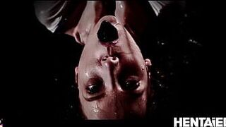 ЧУЖОЙ ВНУТРИ - огромные черные щупальца откладывают яйца внутри крошечной красной головы - Лотти Магне - порно видео