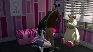 Папочка, я так тебя люблю - порно видео