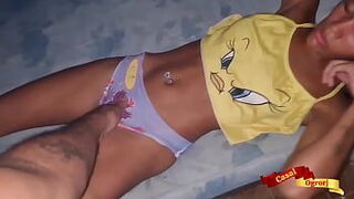 Я съел попку и киску падчерицы, пришел и продолжил трахаться. - порно видео