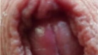 Просто кончик очень близко - порно видео